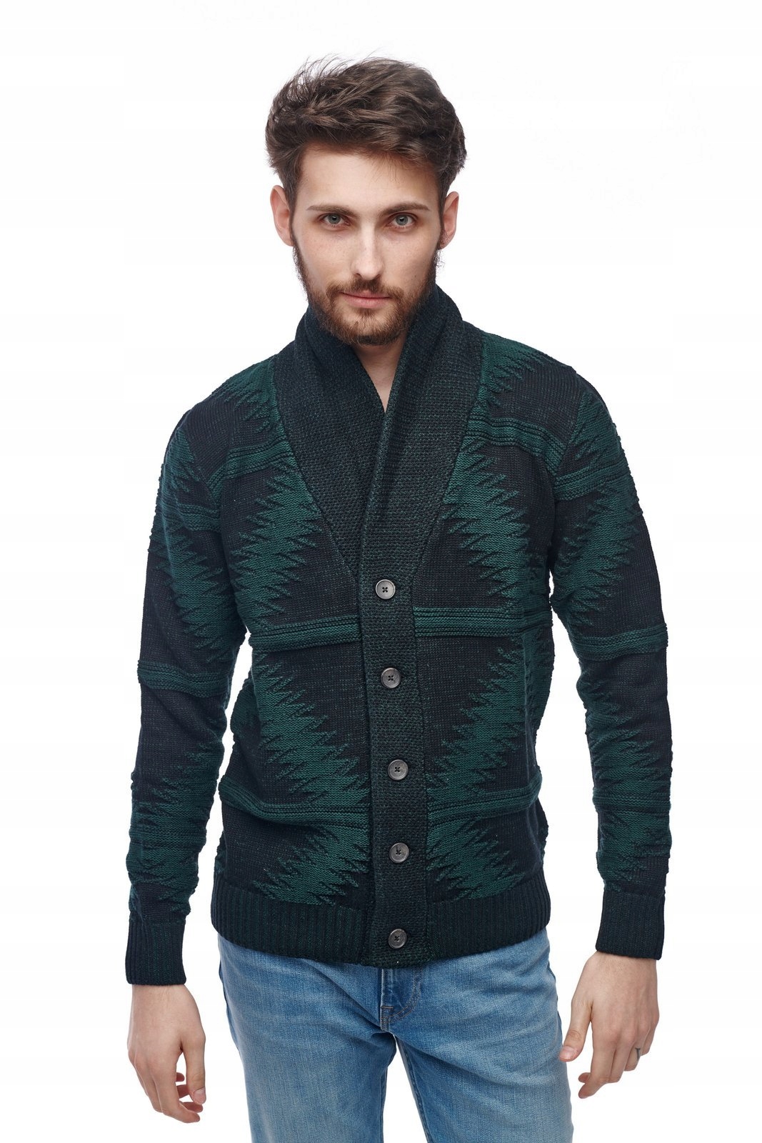 

Wrangler Chunky Cardi Knit Black W8A5PB100 L
