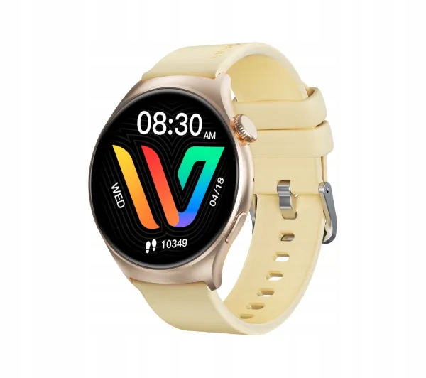 Smartwatch Weofly Curve Bluetooth 5.3 IP68 300mAh Złoty