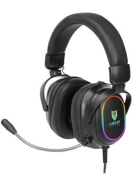 Fülre helyezhető fejhallgató gamer fejhallgató Liocat hp641c