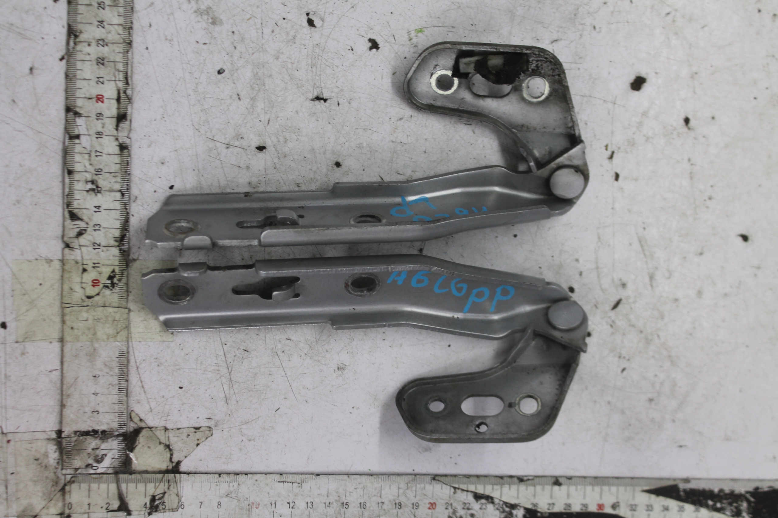 hinge bonnet hinges KOMPLET AUDI A6 C6 LY7W 04