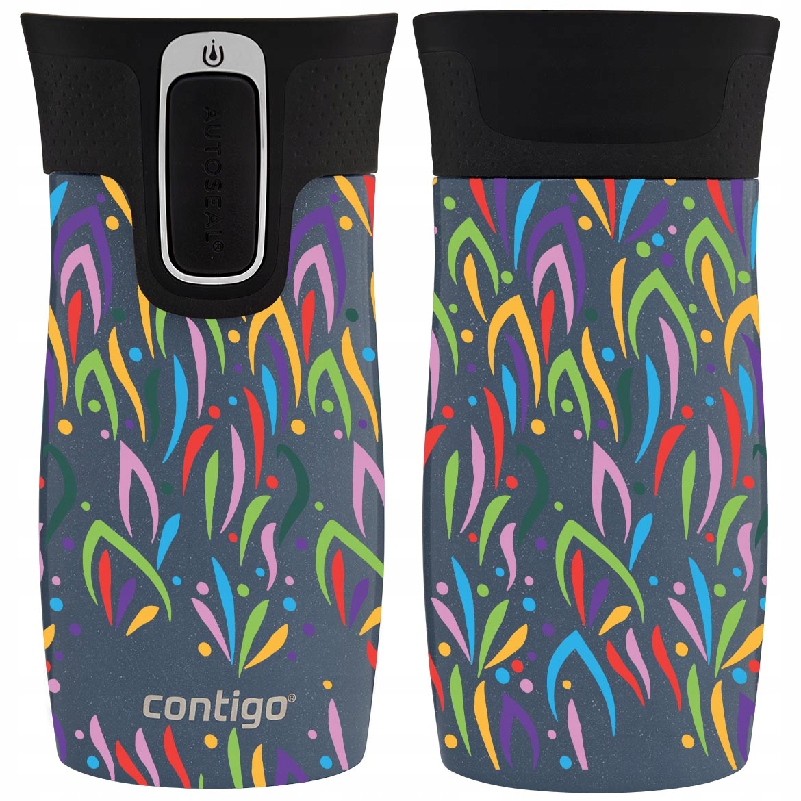 Termohrnek Contigo West Loop Mini 300 ml Modrá metalíza Floresy