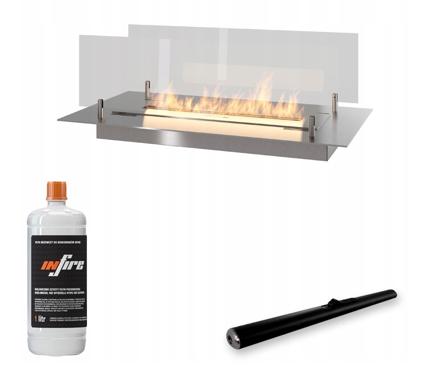 Biokrb pro zabudování do Meblu Inox 600 mm Palník Do Skříňky