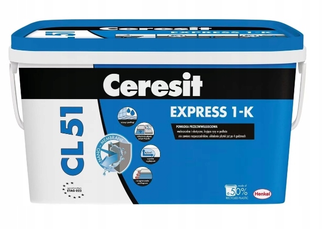 Ceresit CL 51 15 kg – folia izolacyjna w płynie, hydroizolacja elastyczna