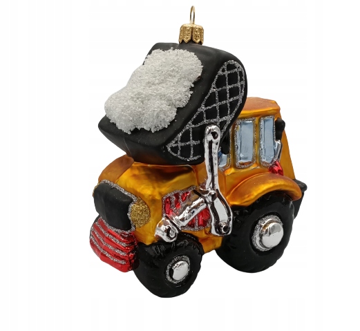 

Bombki Choinkowe Szklane Koparka 12x12cm