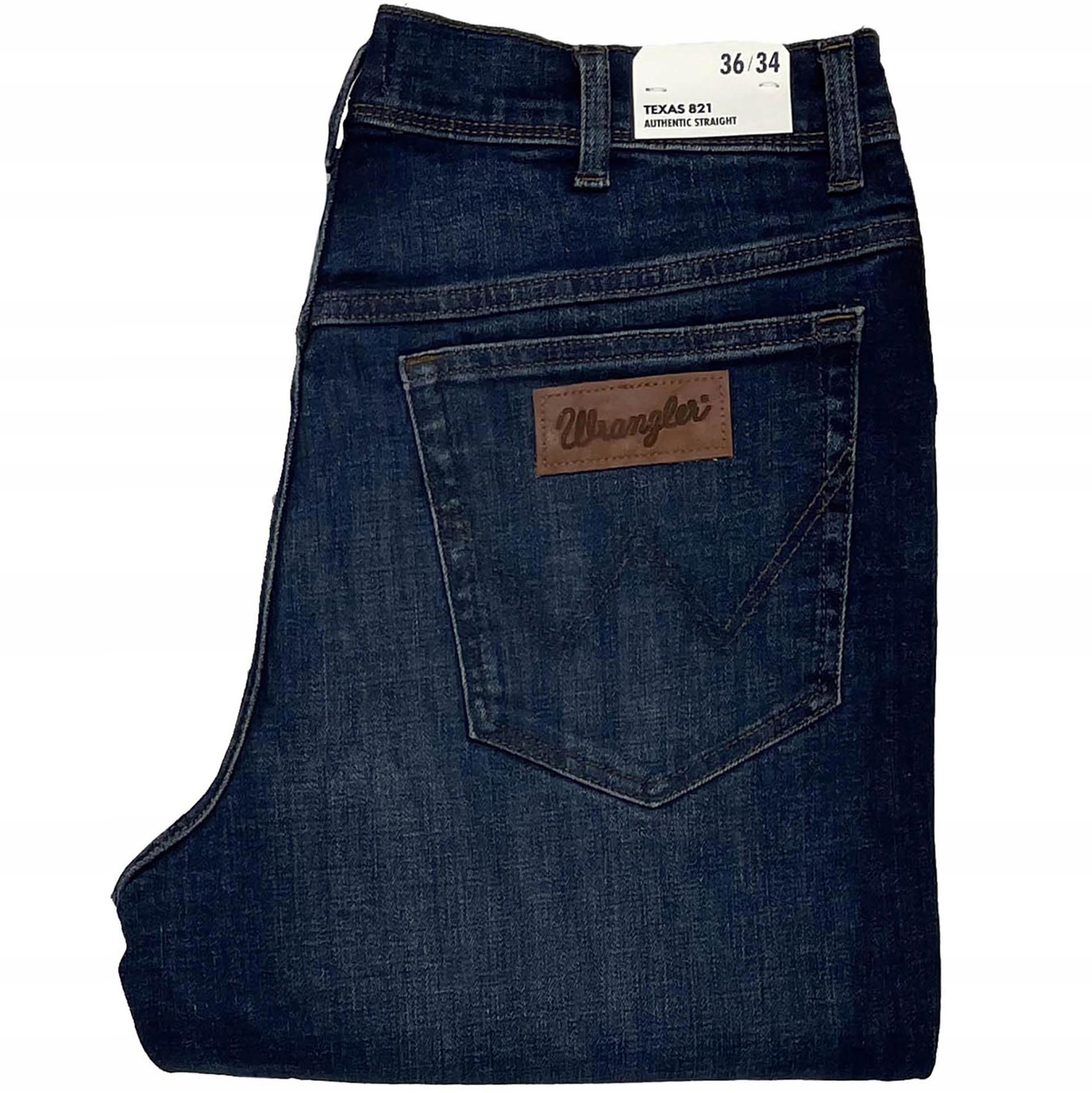 Wrangler Texas 821 Azure Fade pánské džíny jednoduché klasické W36 L34
