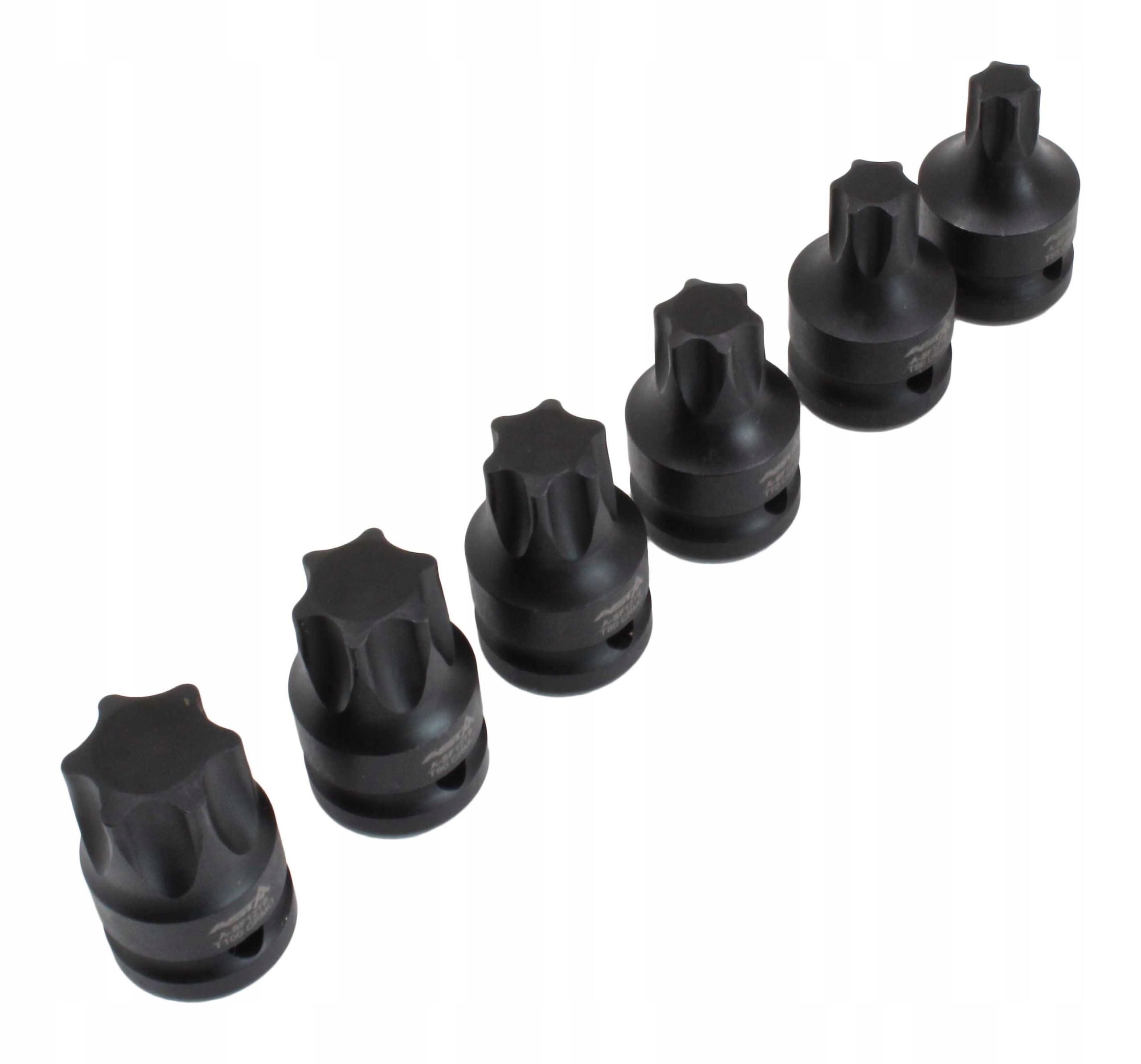 NASADKI UDAROWE TORX T55 T100 ZESTAW NASADEK UDAR Brand Asta