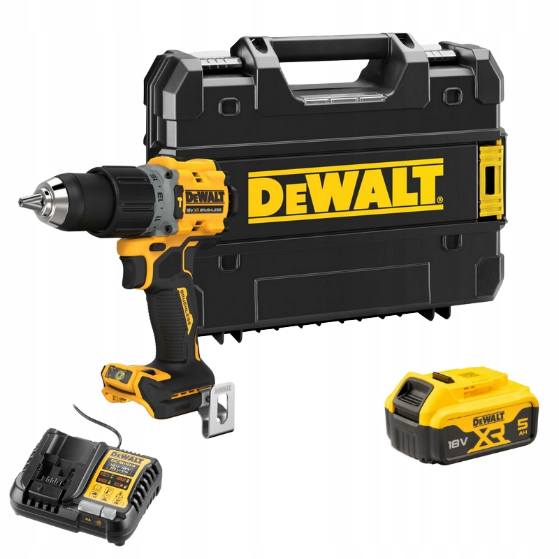 Wiertarko wkrętarka udarowa DeWALT DCD805P1T 18V Xr 1x5,0Ah +Ład. Tstak New