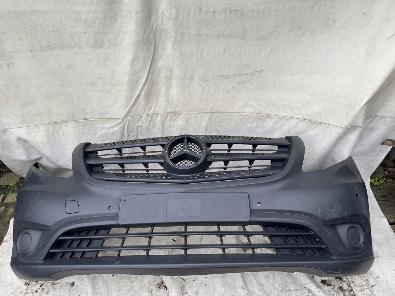 Protezione Paraurti Posteriore OmsaLine Cromo Nero (Acciaio Inox) 🚀 Per Mercedes Vito/V-class W447 2014- – Rendi Unica La Tua Auto - Foto 2