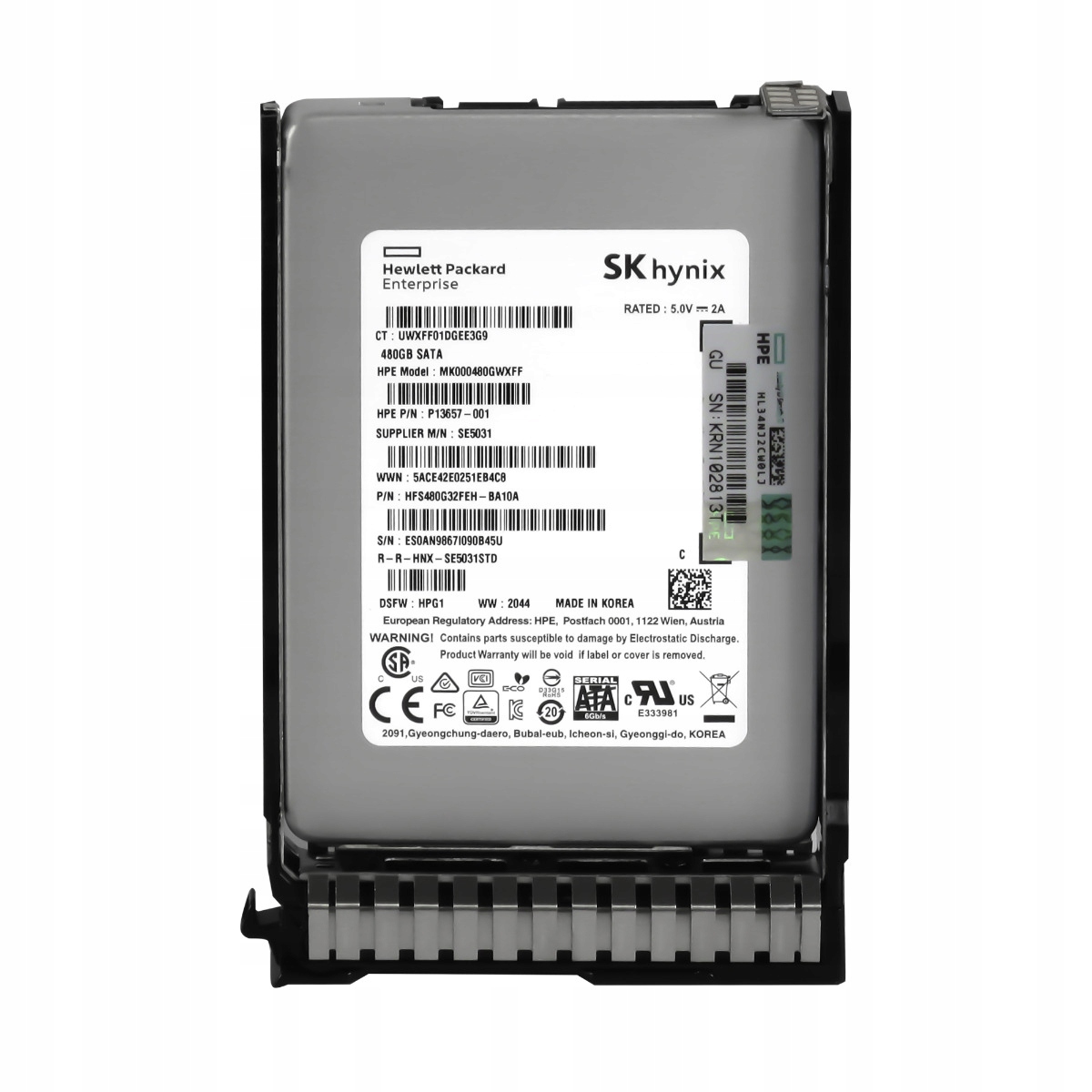 Hp P13657-001 P13808-001 480GB Tlc Sata III 2.5'' MK000480GWXFF