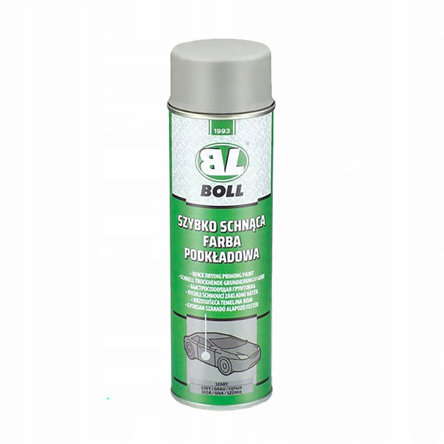 

Farba Podkładowa Szybkoschnąca Szara Boll 500ml
