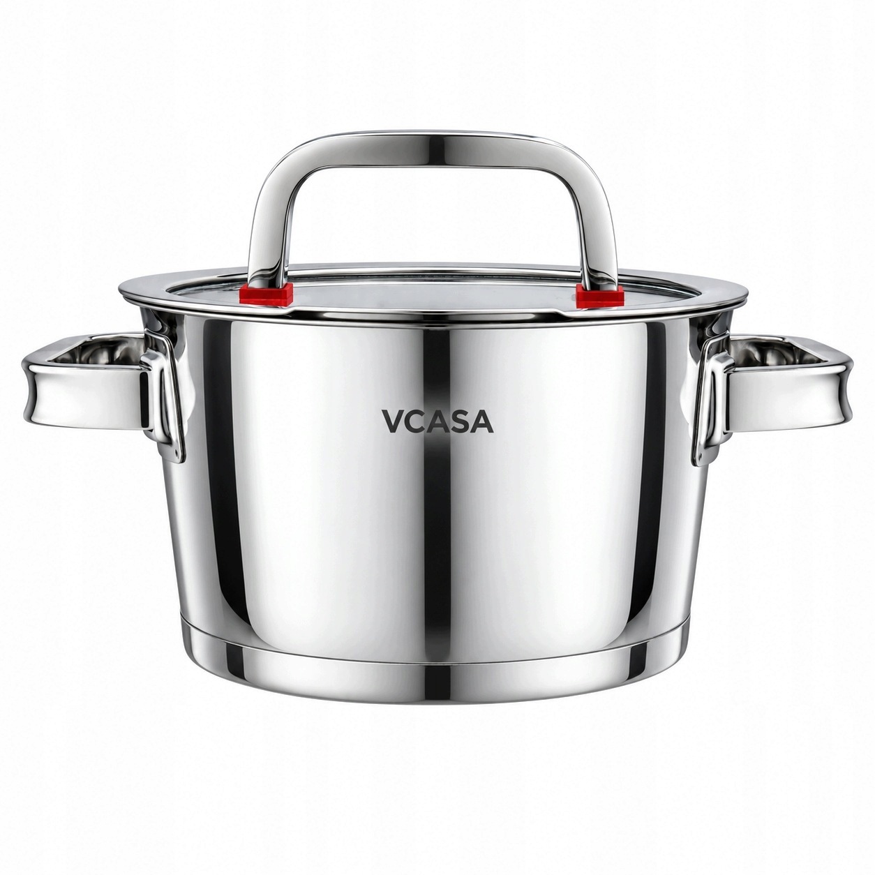 Hrnec Vcasa Sierra 16cm 1,6L Ocel Nerez 304 Víko Cedník Scezení