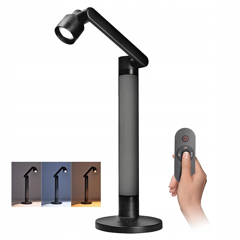 Solight Led stmívatelná lampička s Rgb podsvícením, 10W, 600lm, změna chrom