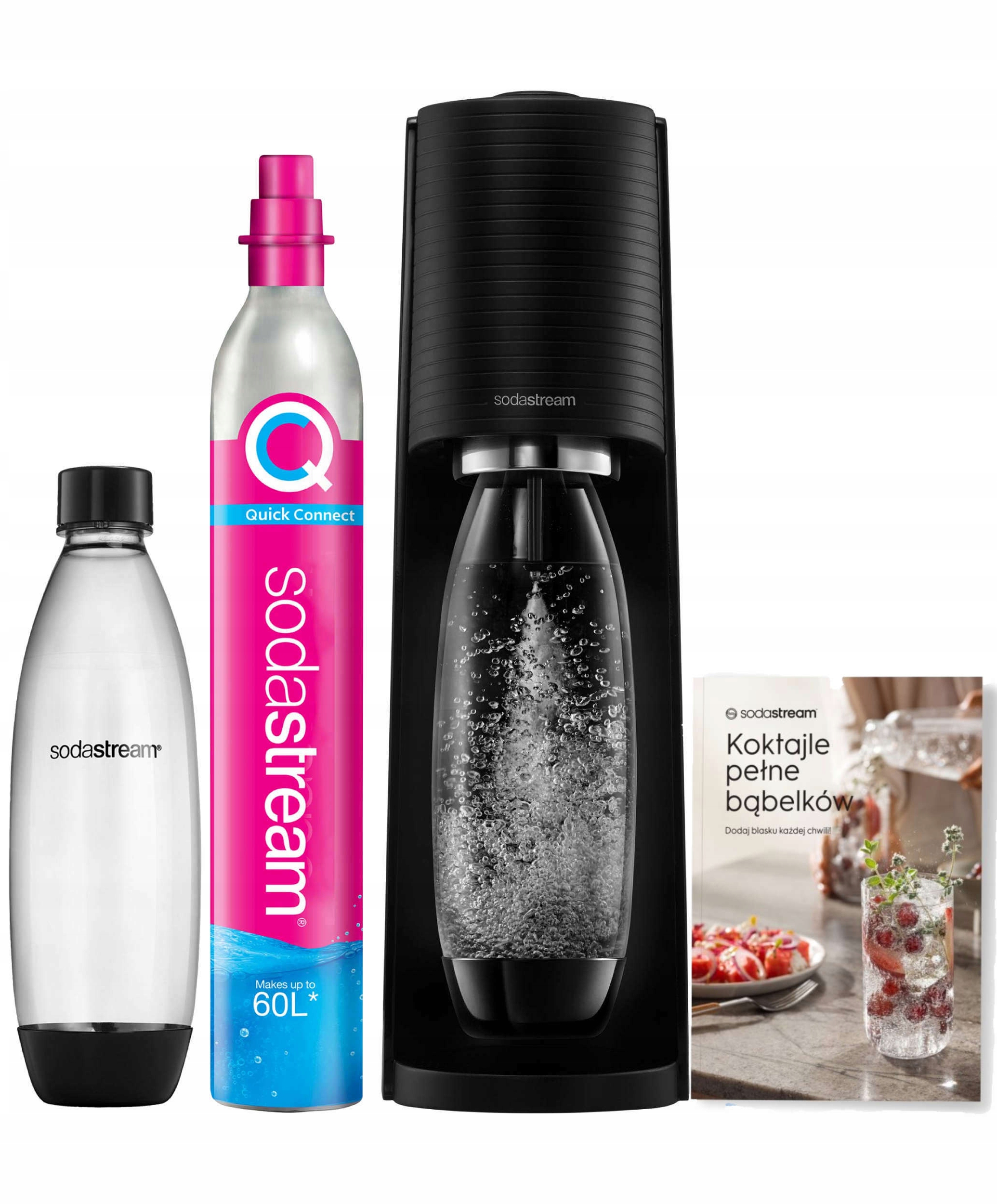 Výrobník Sody SodaStream Terra černý 1 láhev