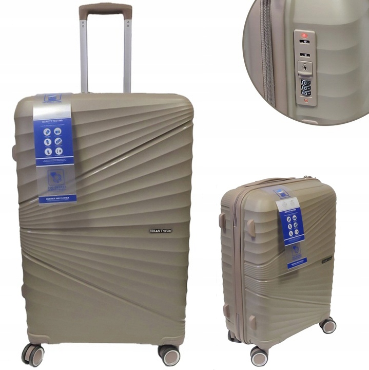 Sada Kufrů Cestovních Kufrů Kabinový Kufr 20" Velký 28" Lehký Na 4 Kolečkách