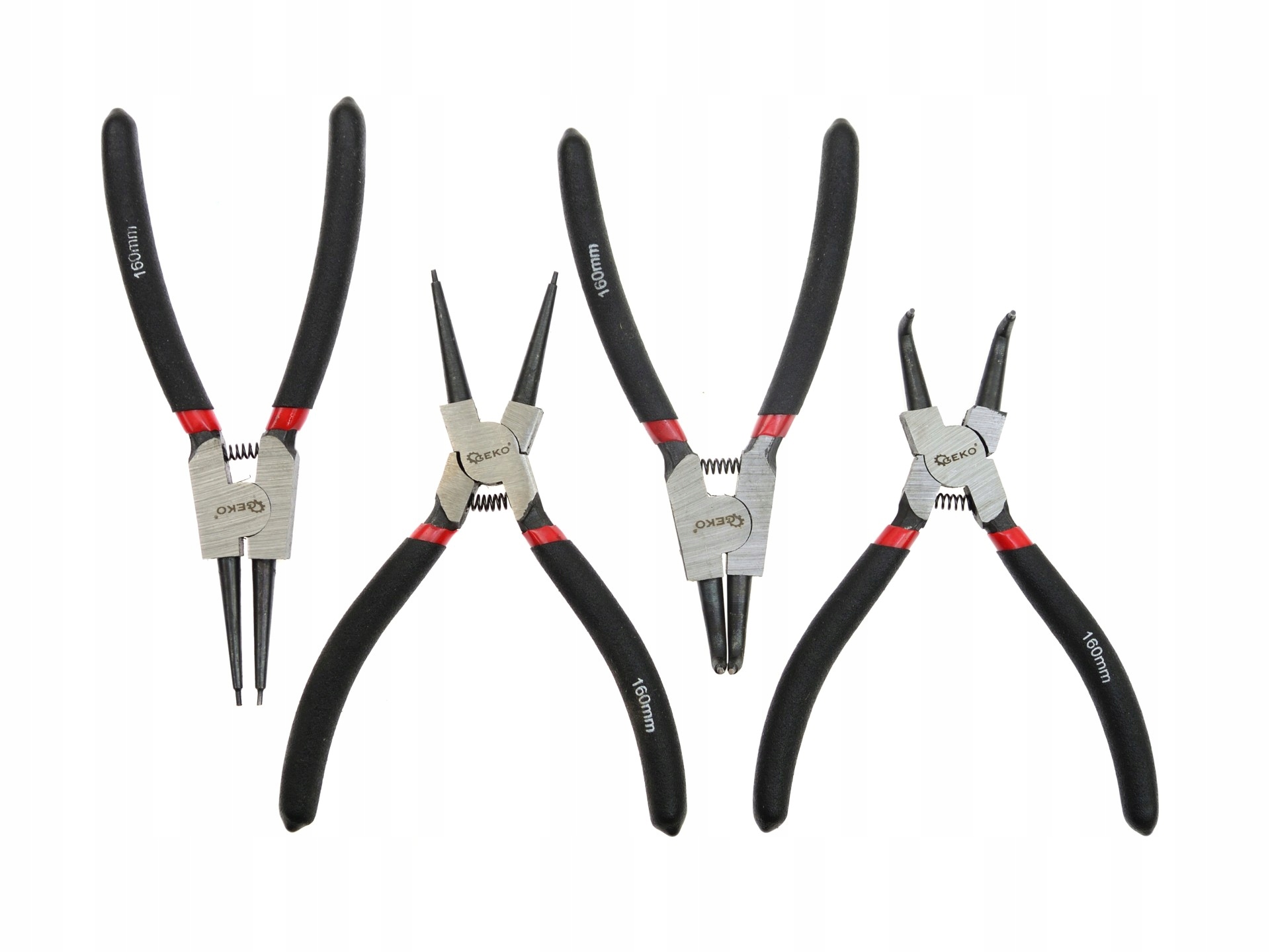 Szczypce do pierścieni Seeger'a 160mm/6" 4 el