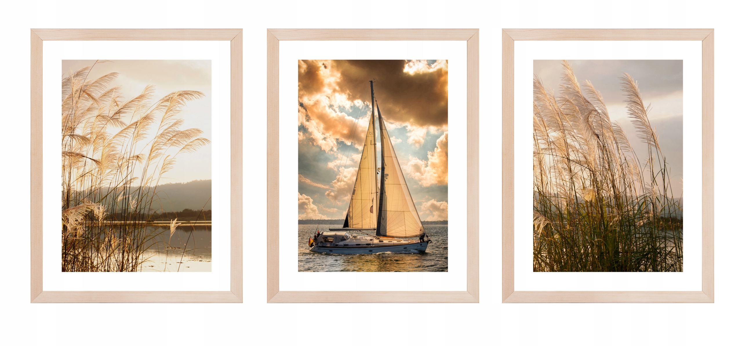 

Zestaw 3 Plakatów W Ramie Obraz Do Salonu