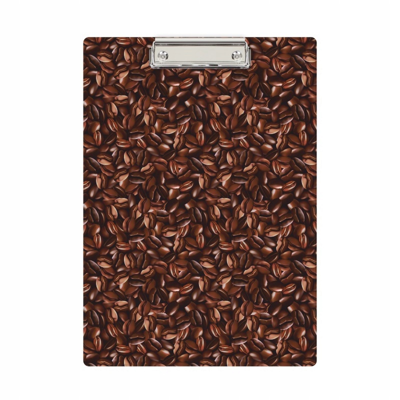 DESKA Z KLIPEM A4 CLIPBOARD NADRUK KAWA