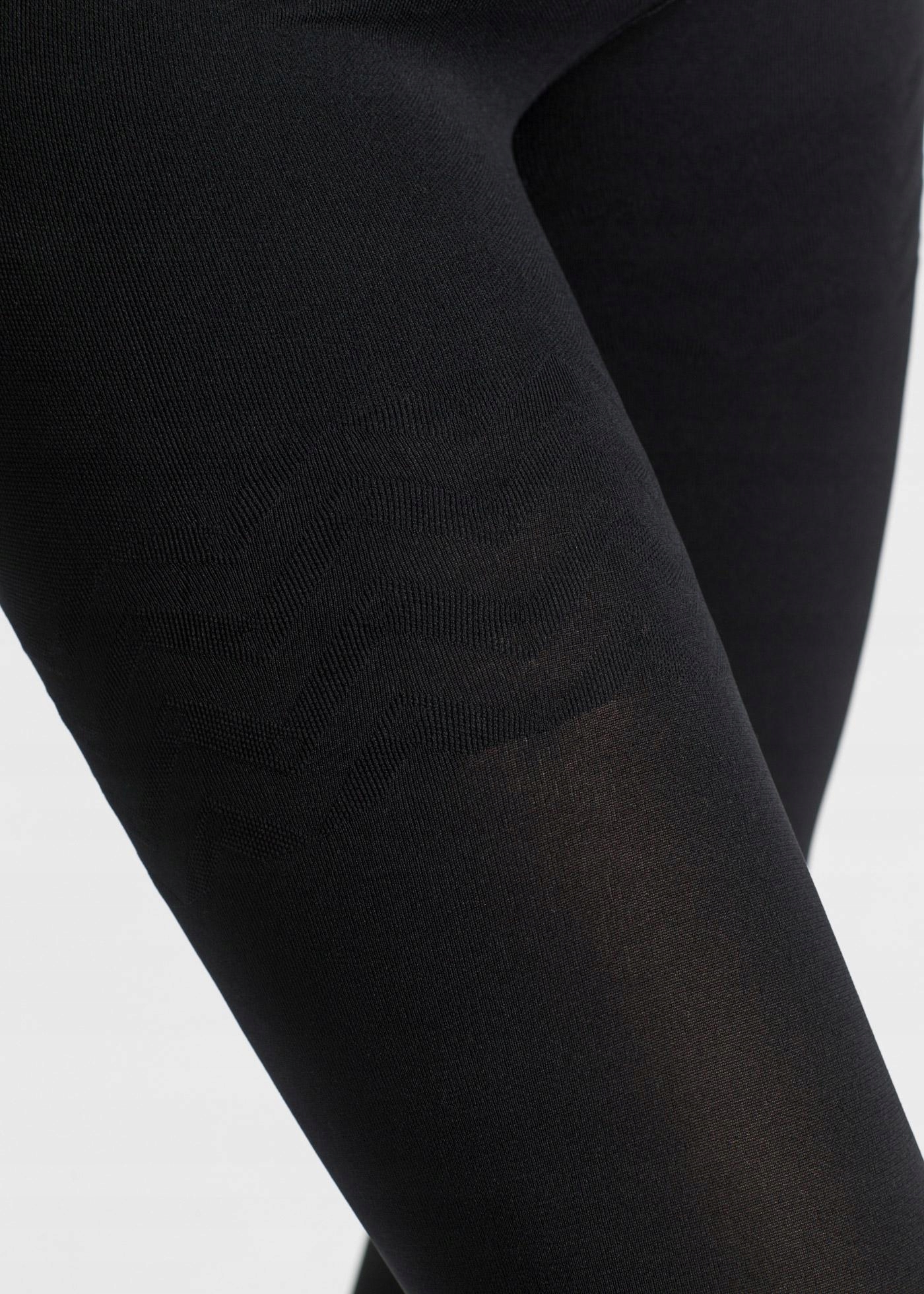 A64803 A18 RAJSTOPY CIĄŻOWE CZARNE 44 Typ gładkie