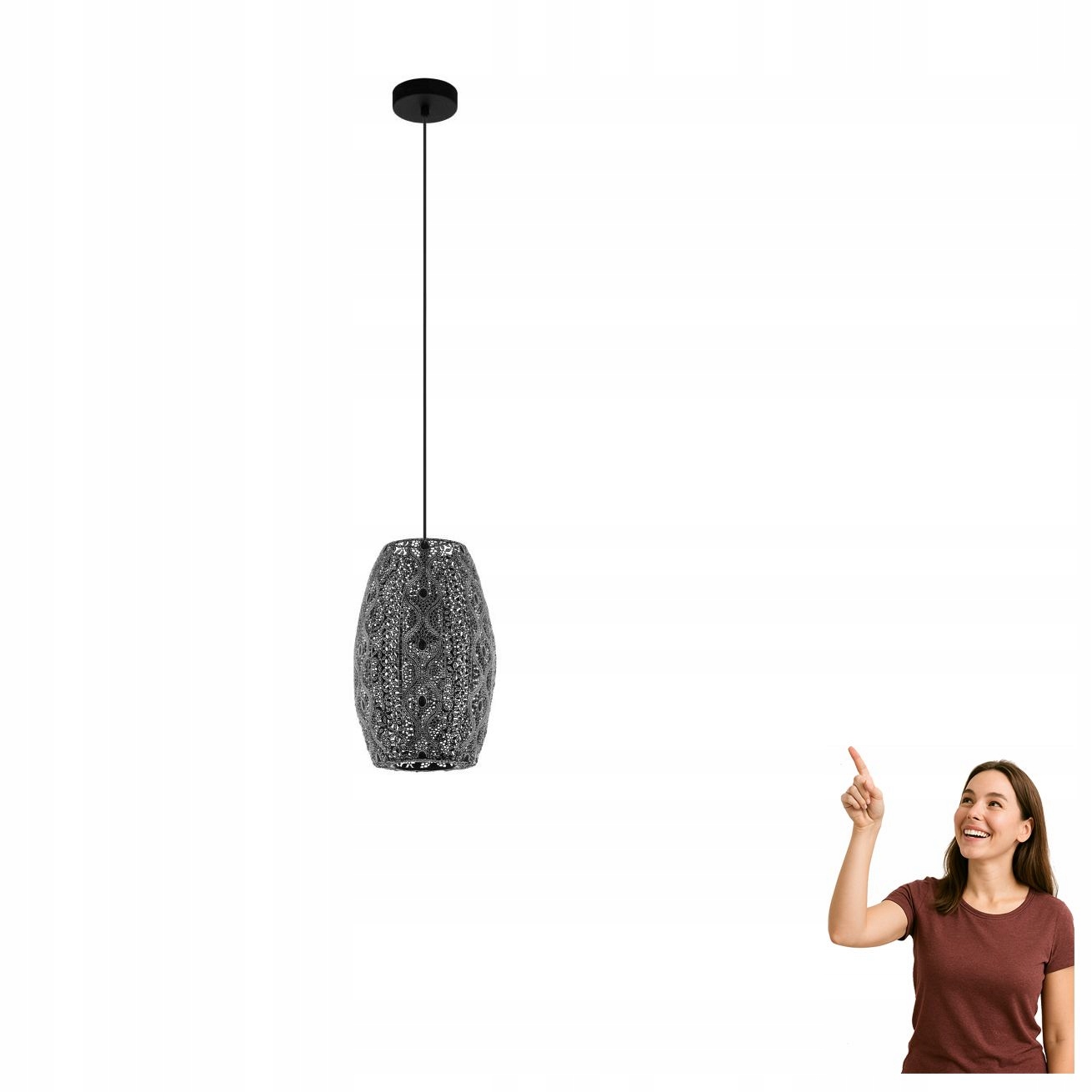 Závesná lampa Riyadh 43391 Eglo