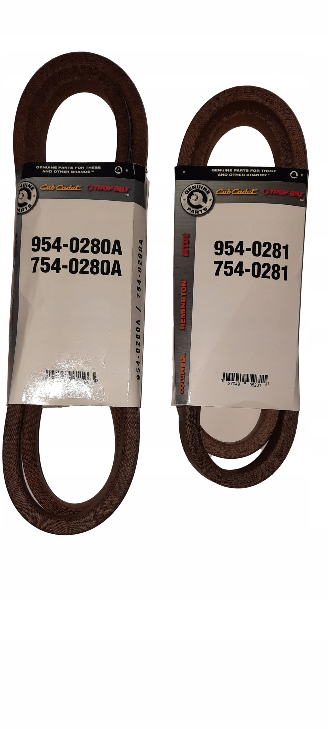 

Paski jazdy 754-0280 754-0281 Mtd RH115 Spider 76R