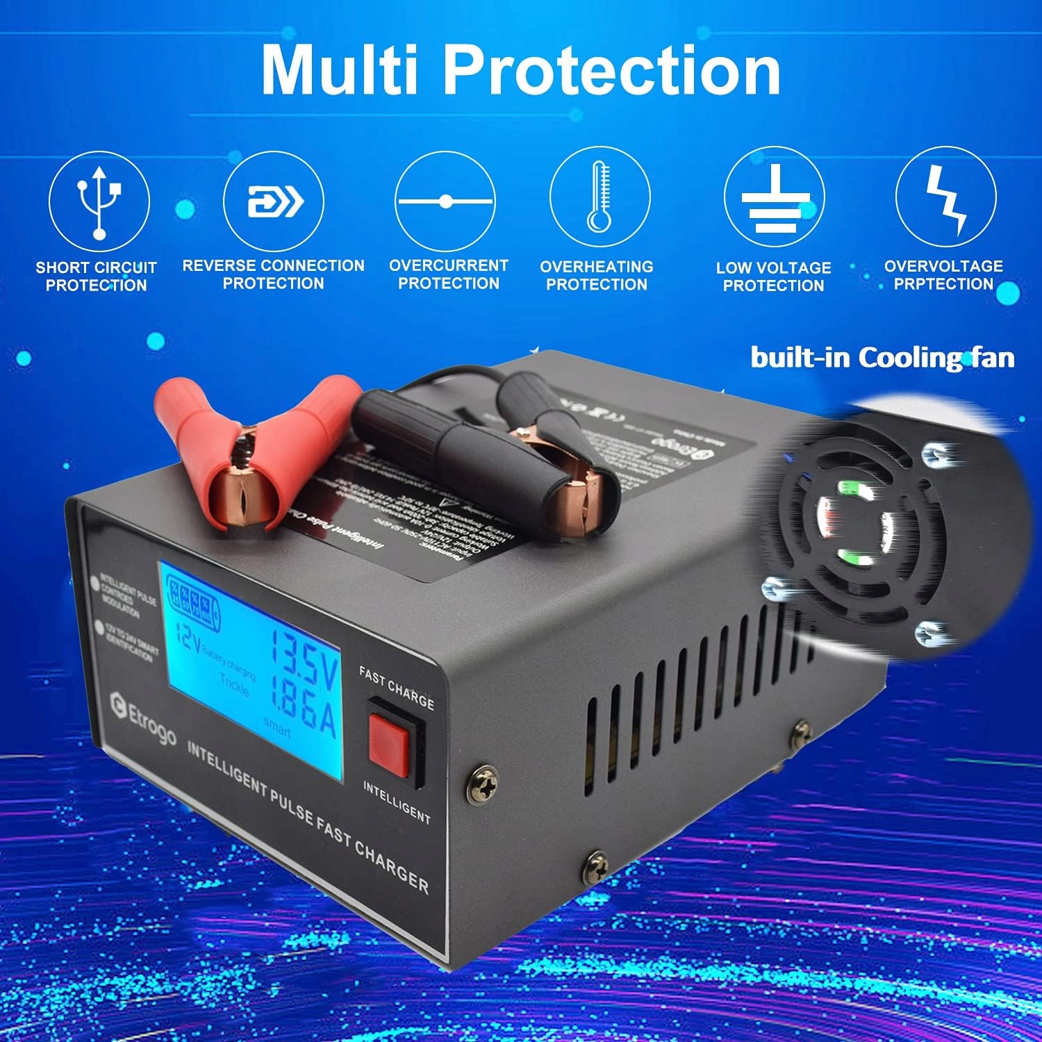 ŁADOWARKA SAMOCHODOWA PROSTOWNIK INTELIGENTNA Kod producenta ETROGO