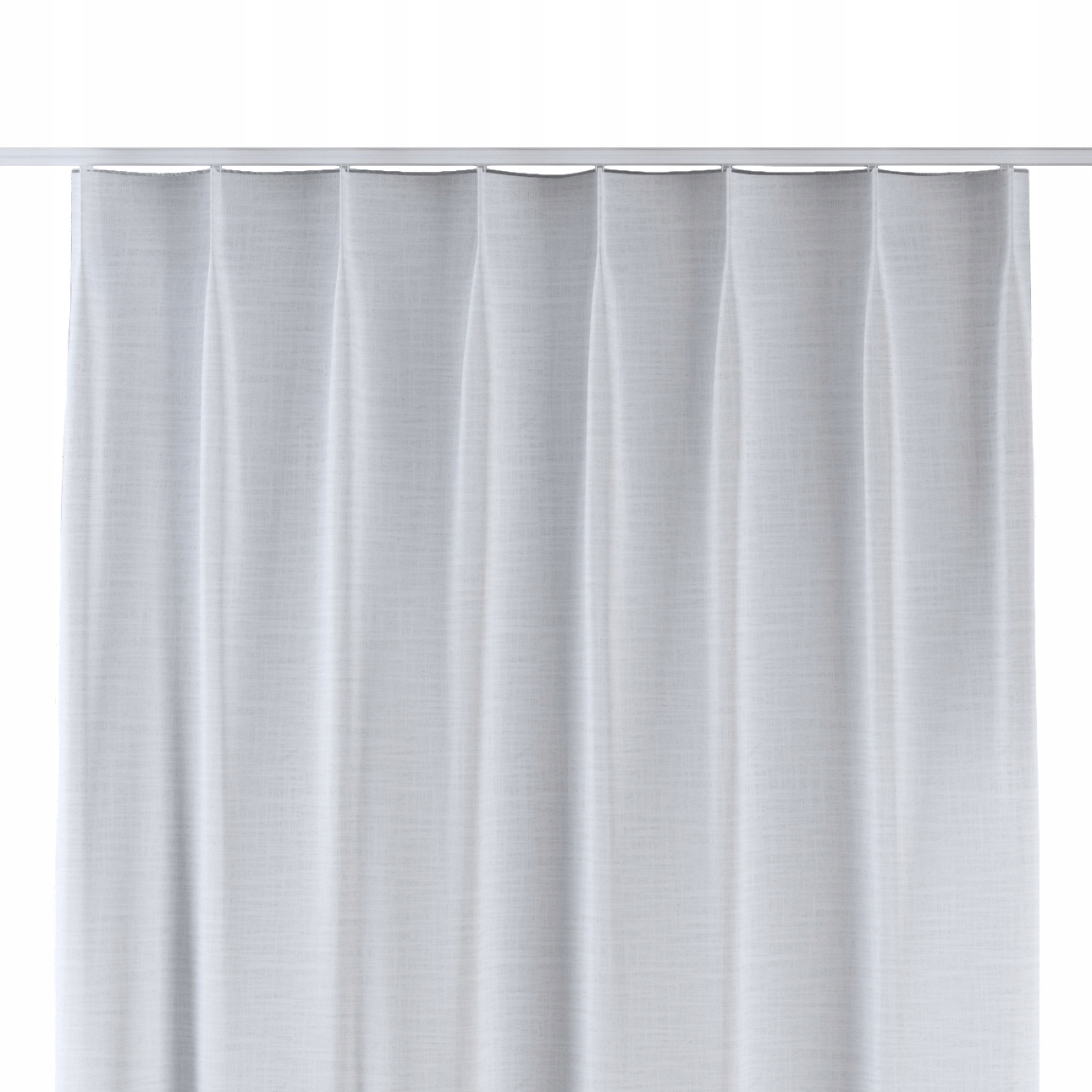 Dekoria Závěs na jednoduchých flex hácích 130 x 245 cm, bílá
