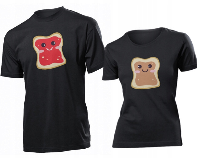 

Koszulki dla par Dzem I Marmolada Komplet XL