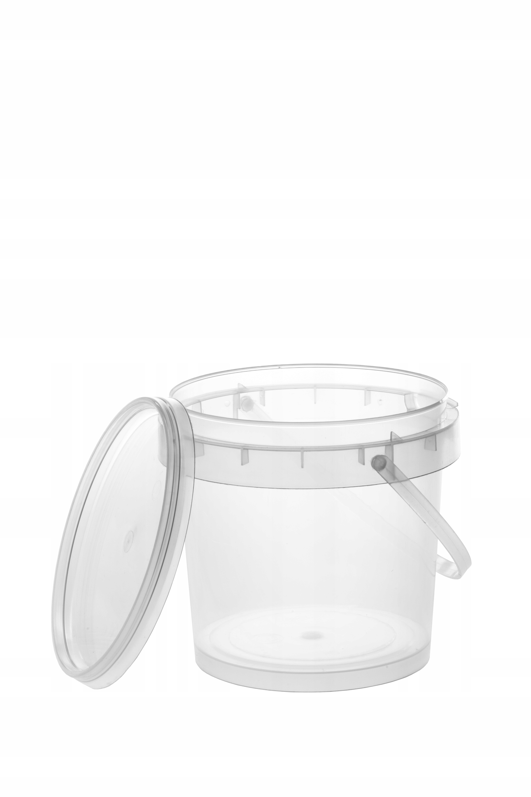 

Wiaderko plastikowe na żywność 100 szt 600 ml