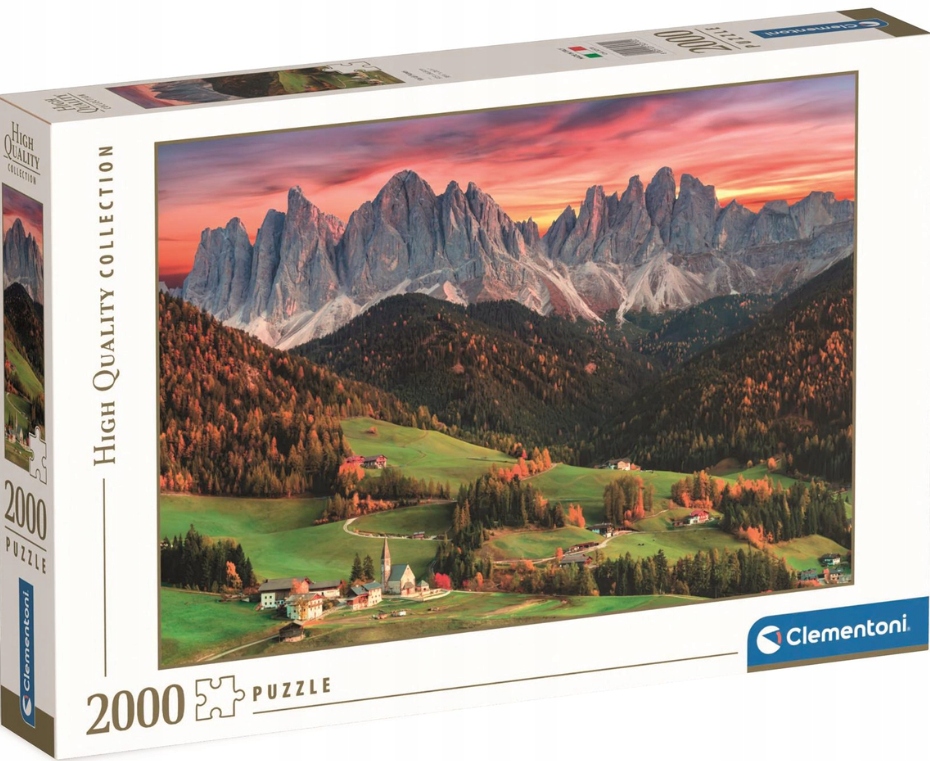 

Puzzle 2000 Val DI Funes Góry Szczyty Włochy Widok
