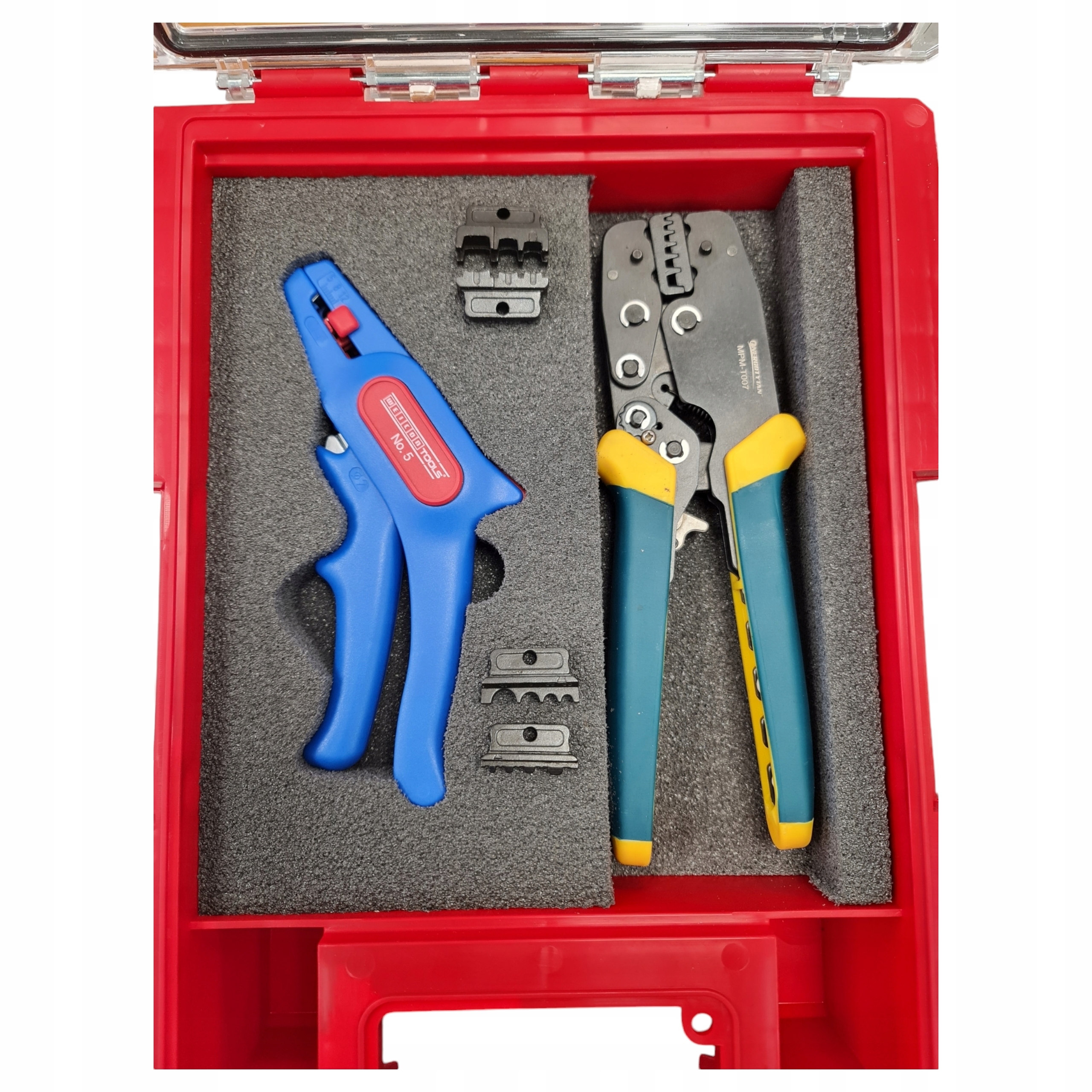 Svorka Pro Pouzdra Koncovek Kabelových Spojek 3v1 Odizolační Kleště EQ9