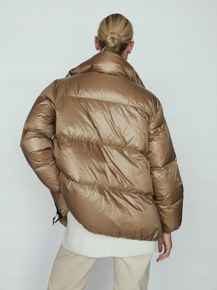 Massimo Dutti puchowa kurtka M Rękaw długi rękaw