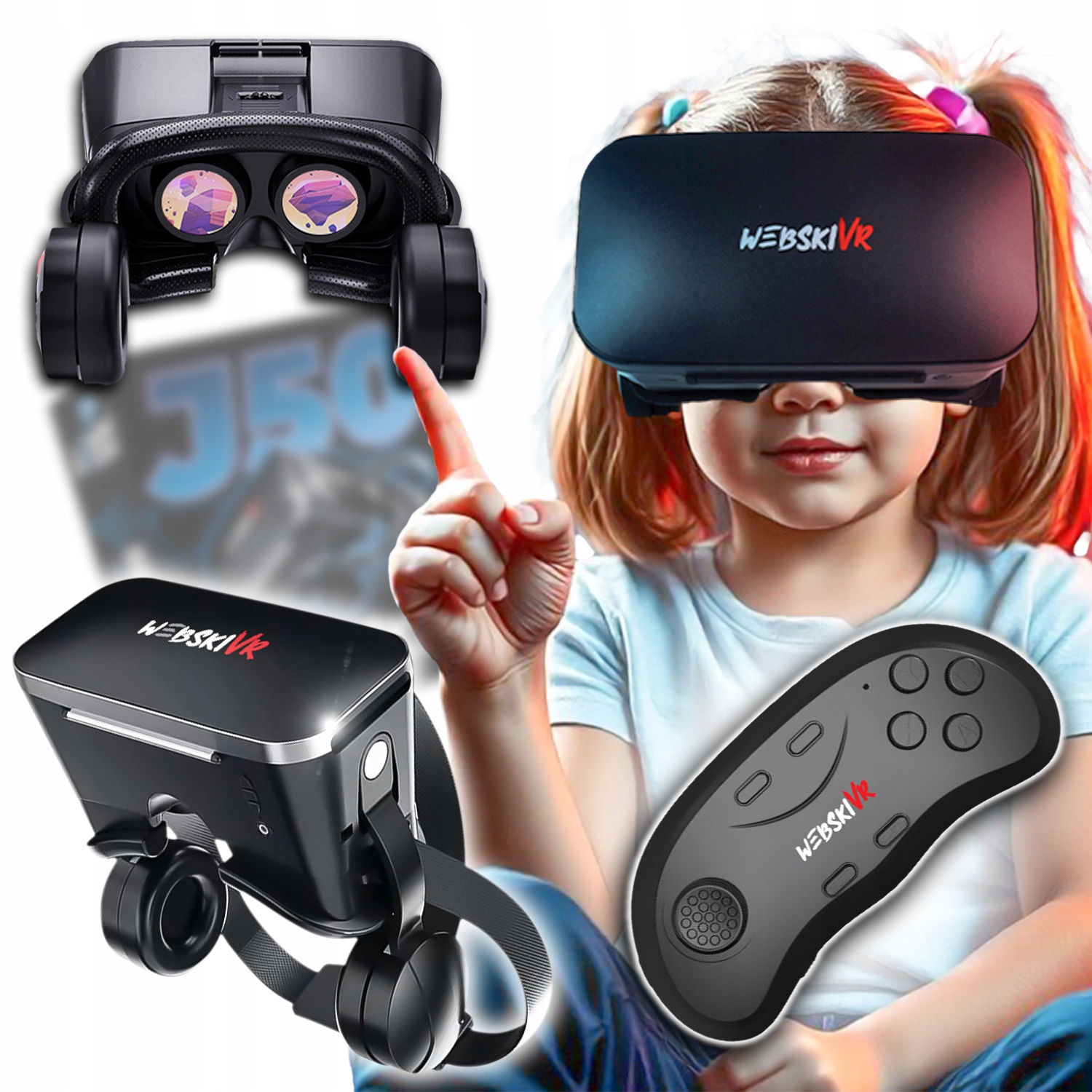 Brýle Vr 3D Pro Telefon Hry 3D Filmy Virtuální Realita