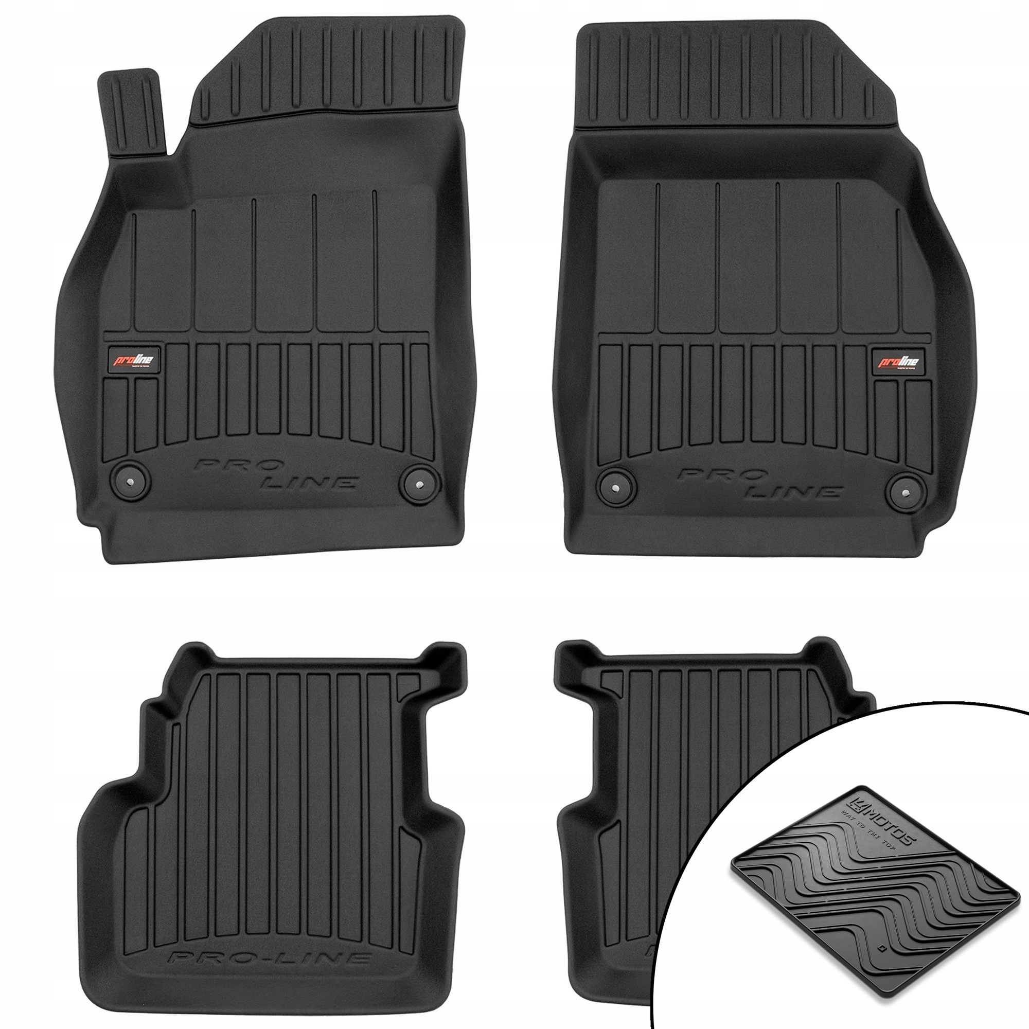 3D gumové rohože Saab 9-3 II 2002-2011 rohož zdarma