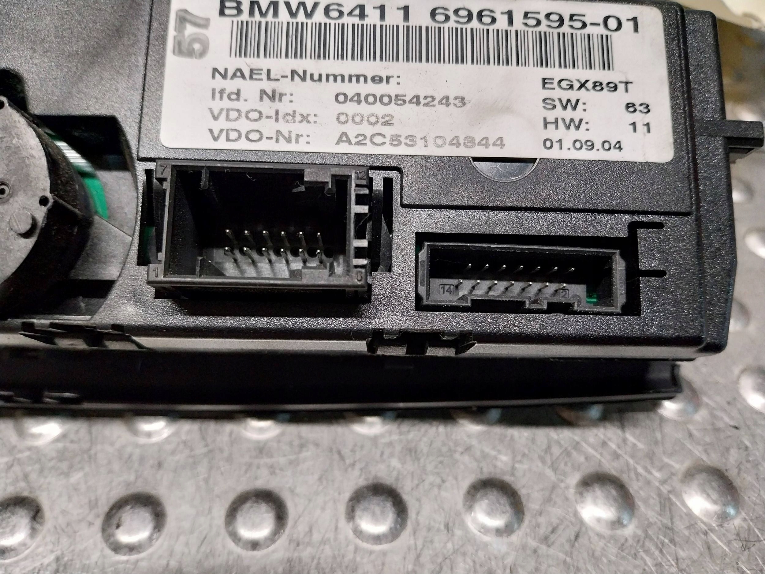PANEL BOCCHETTE CLIMATIZZATORE ARIA CONDIZIONATA 6961595 BMW E81 E82 E87 E88 E90 E91 E92 E93
