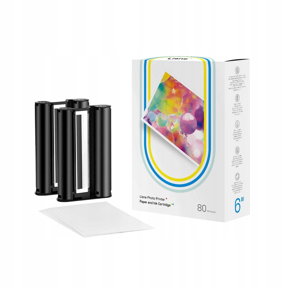 Fotopapír lesklý Liene 10 x 15 cm 80 g/m² 80 ks