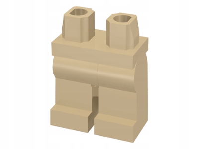 

Lego Nogi 970c00 piaskowe Nowe (1g)
