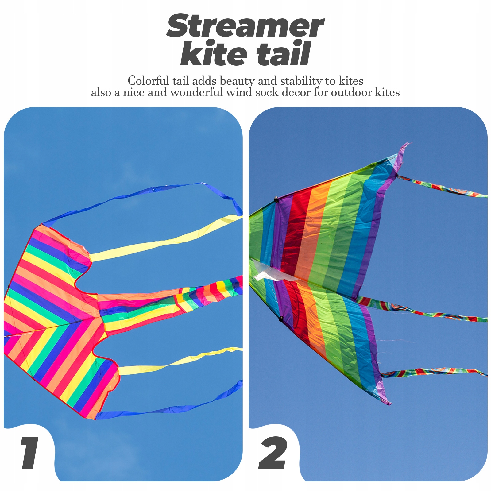 DRONE STREAMER OGON KITE Z RAINBOW TUBE Model FG-2TG382