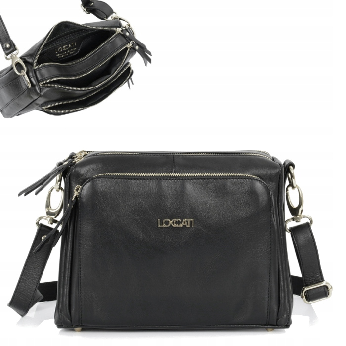 

Skórzana Torebka Loccati , Modne Włoskie Torebki