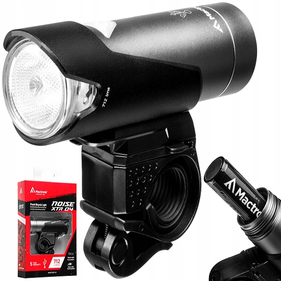 Osvětlení Jízdního Kola Lampa Mactronic Noise Xtr 854 LM Usb Světlo Na Kolo
