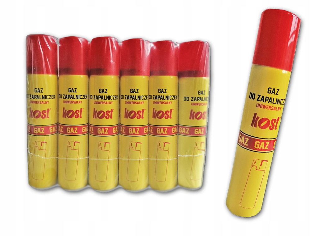 ** GAZ DO ZAPALNICZEK 90ml KOST do ZAPALARKI **