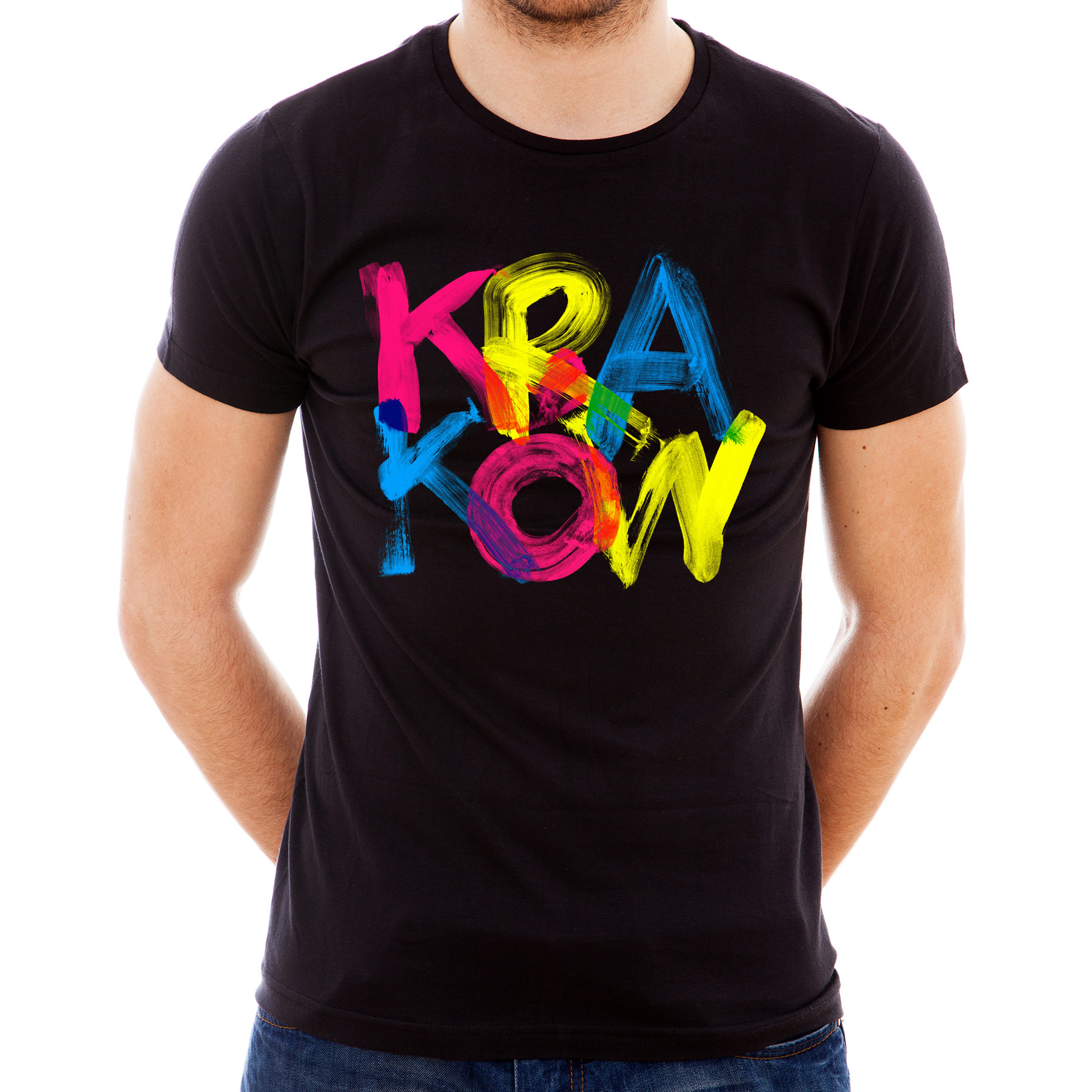 

Koszulka Kraków Kolory Cmyk (M):: XXL,: czarny