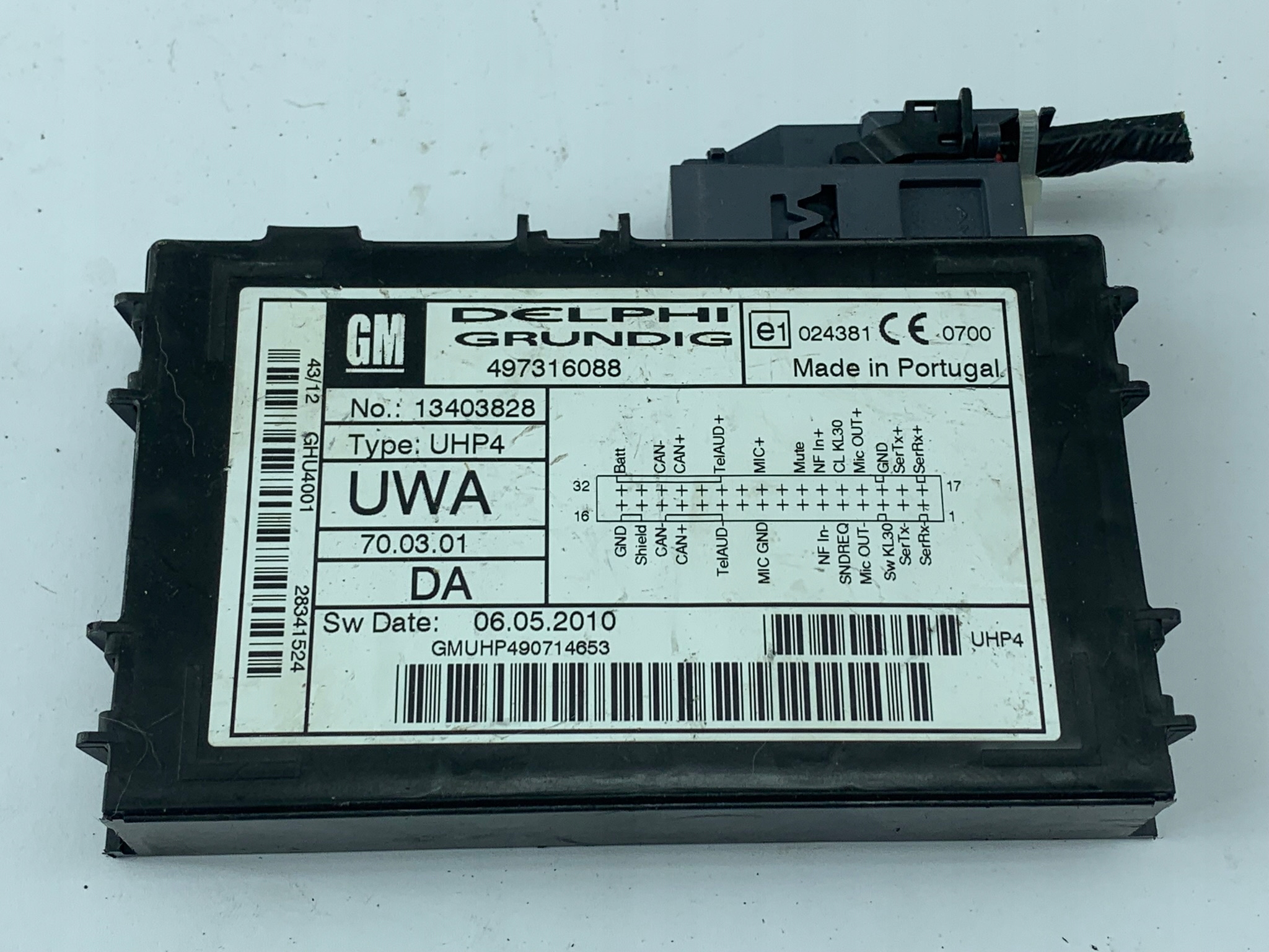 ,497316088 - OPEL ANTARA LIFT МОДУЛЬ BLUETOOTH 13403828