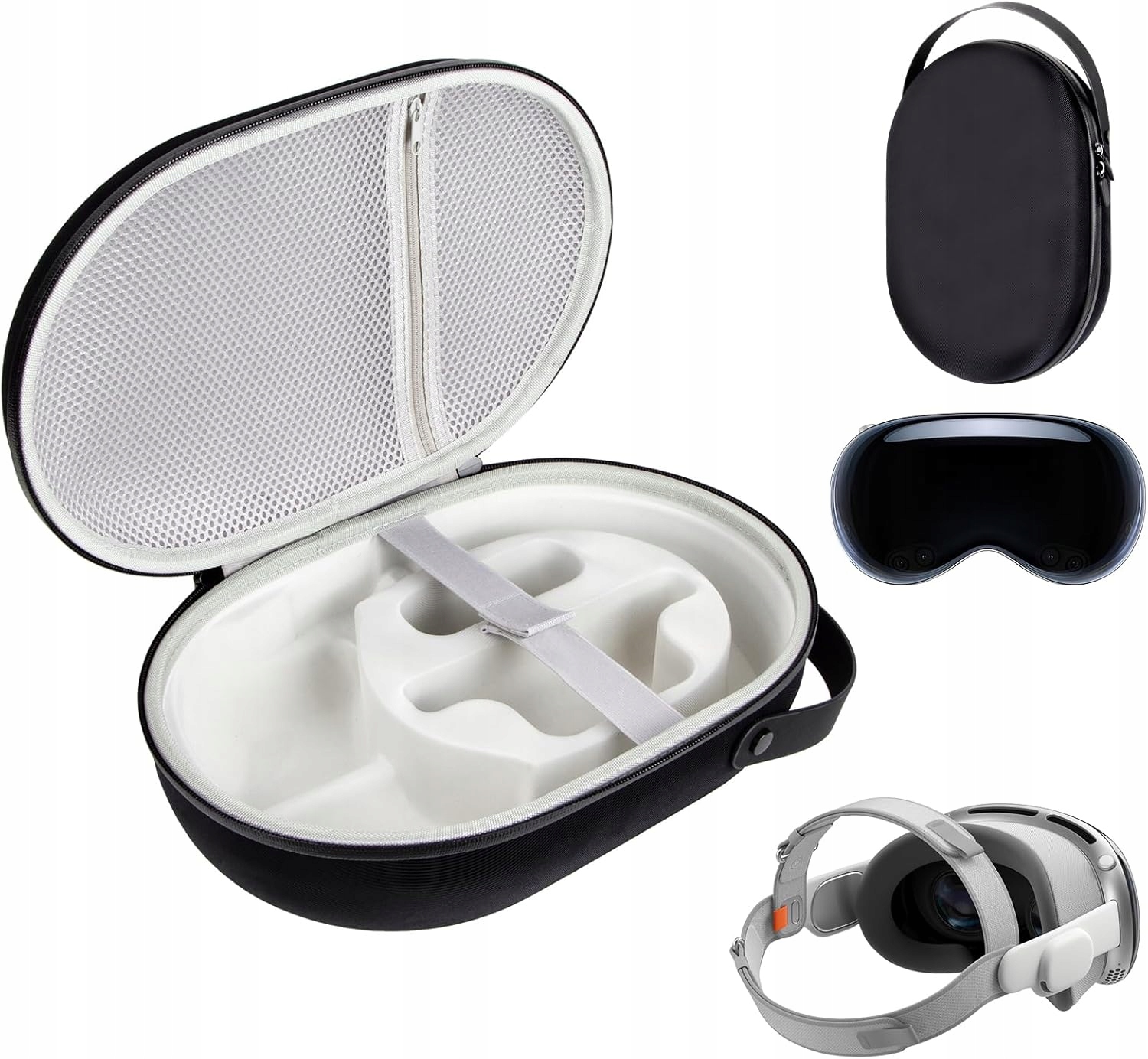 Torba etui ochronne do Apple Vision Pro pokrowiec Anti drop podróżna szara
