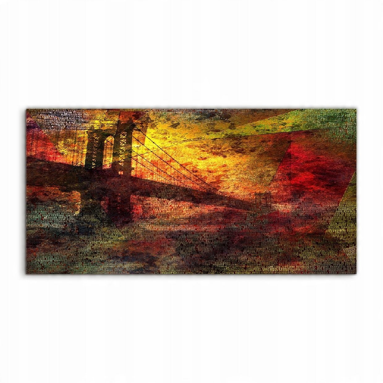 

Fotoobraz 100x50 z grafiką Miasto Manhattan Most