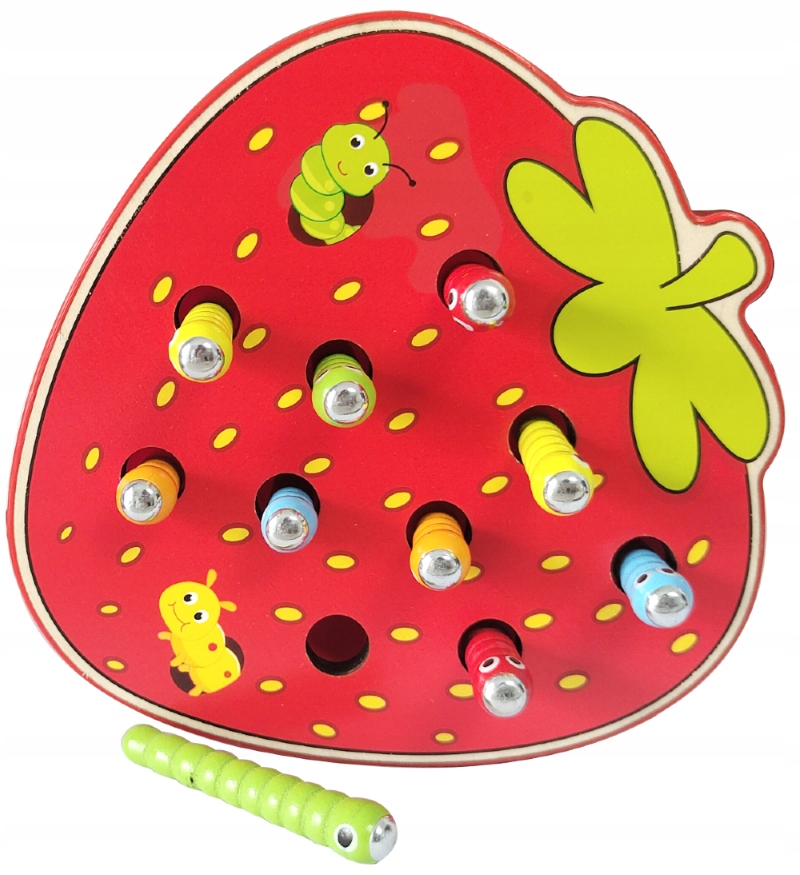 GRA DREWNIANA ZŁAP ROBACZKA SORTER ŁOWIENIE MAGNES EAN (GTIN) 5905172327571