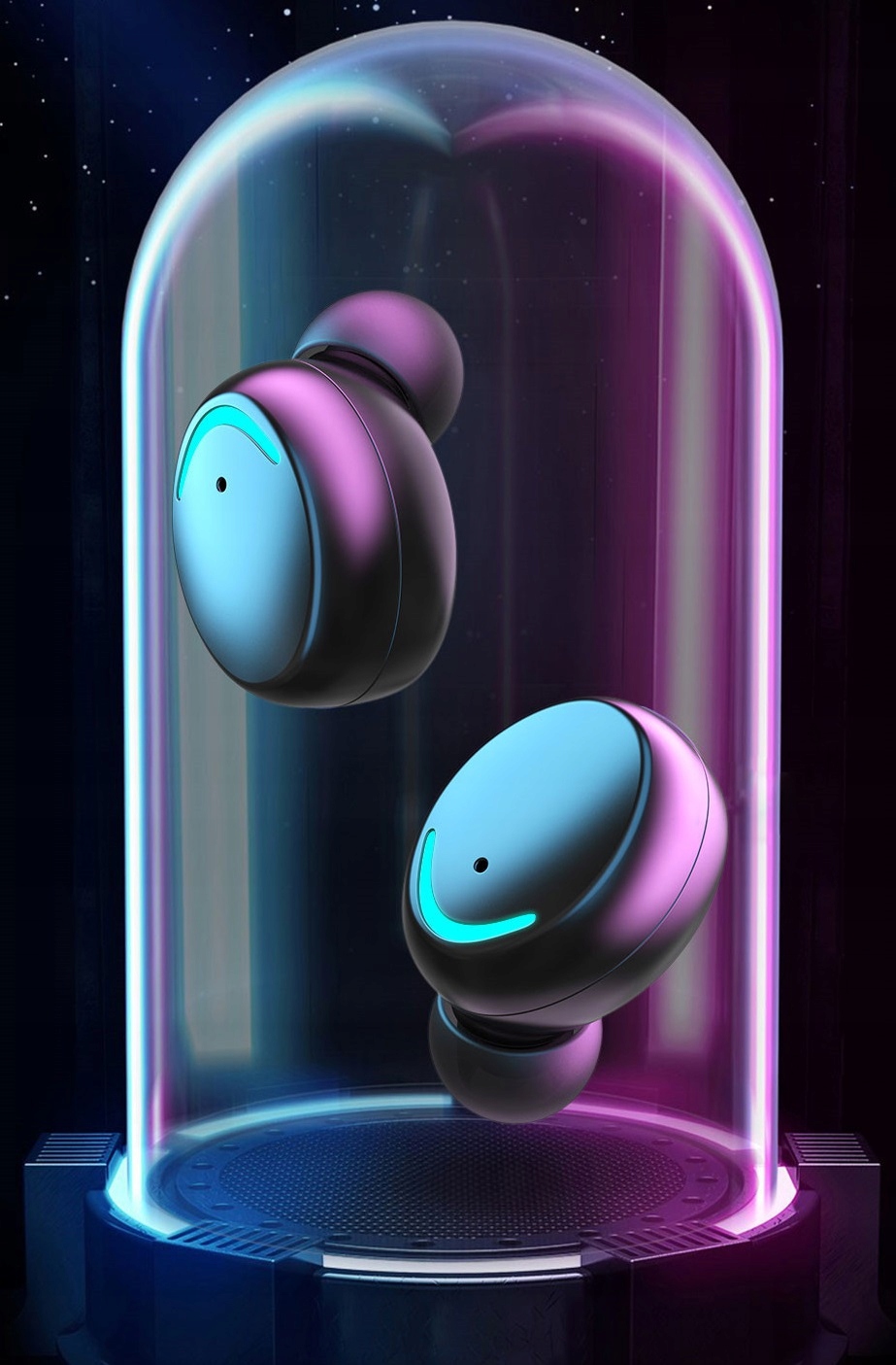 SŁUCHAWKI BEZPRZEWODOWE BLUETOOTH DOUSZNE Z MIKROFONEM POWERBANK KOLORY Model inny