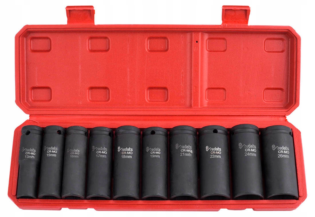 Nasadki Udarowe Dlugie REDATS 13 26 mm 1 2 Weight with packaging 2 1 kg