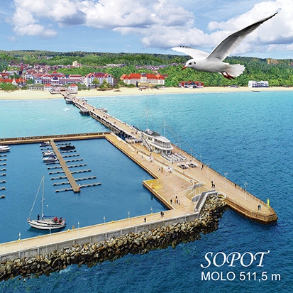 

Magnes Na Lodówkę 3D Sopot Molo