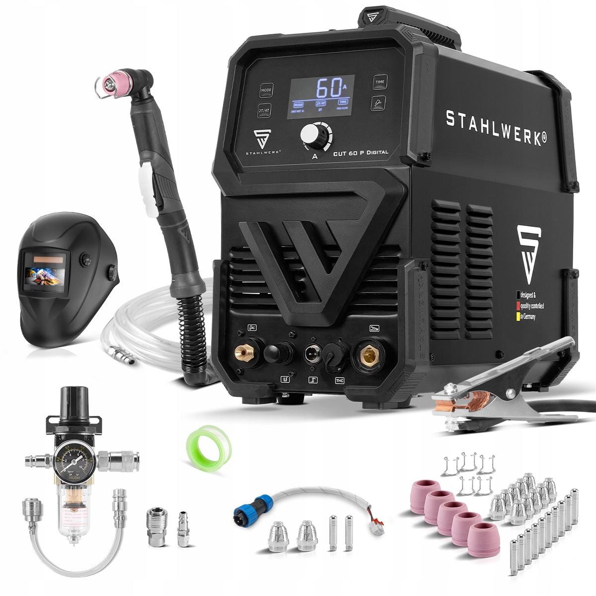 Plazmová Řezačka Stahlwerk Cut 60 P Digital Cnc 60 A Řezání Do 20 MM