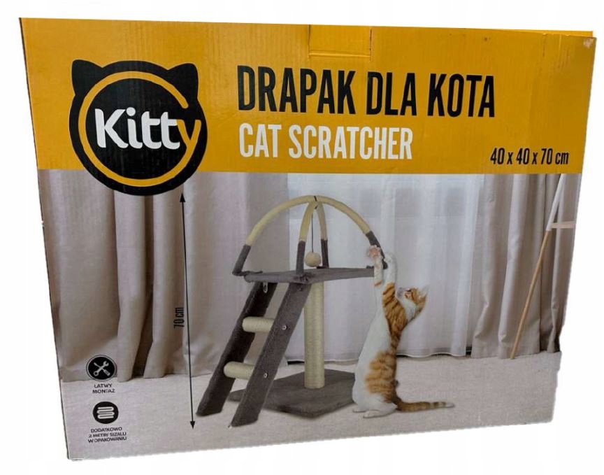 

Drapak niski, słupek do drapania Kitty 61 100 cm